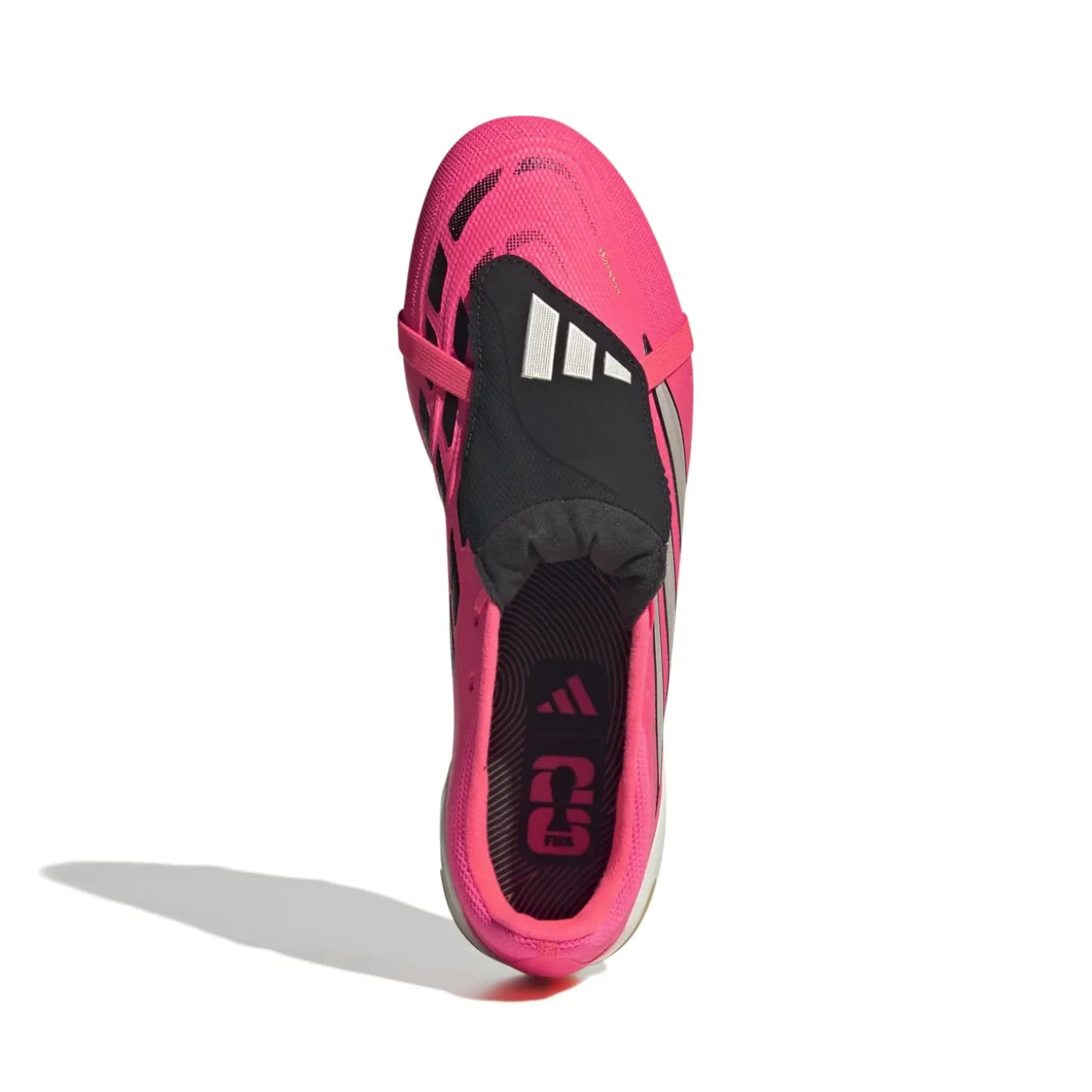 adidas Predator League FT Gras Voetbalschoenen (FG) Felroze Zilvergrijs Zwart Goud