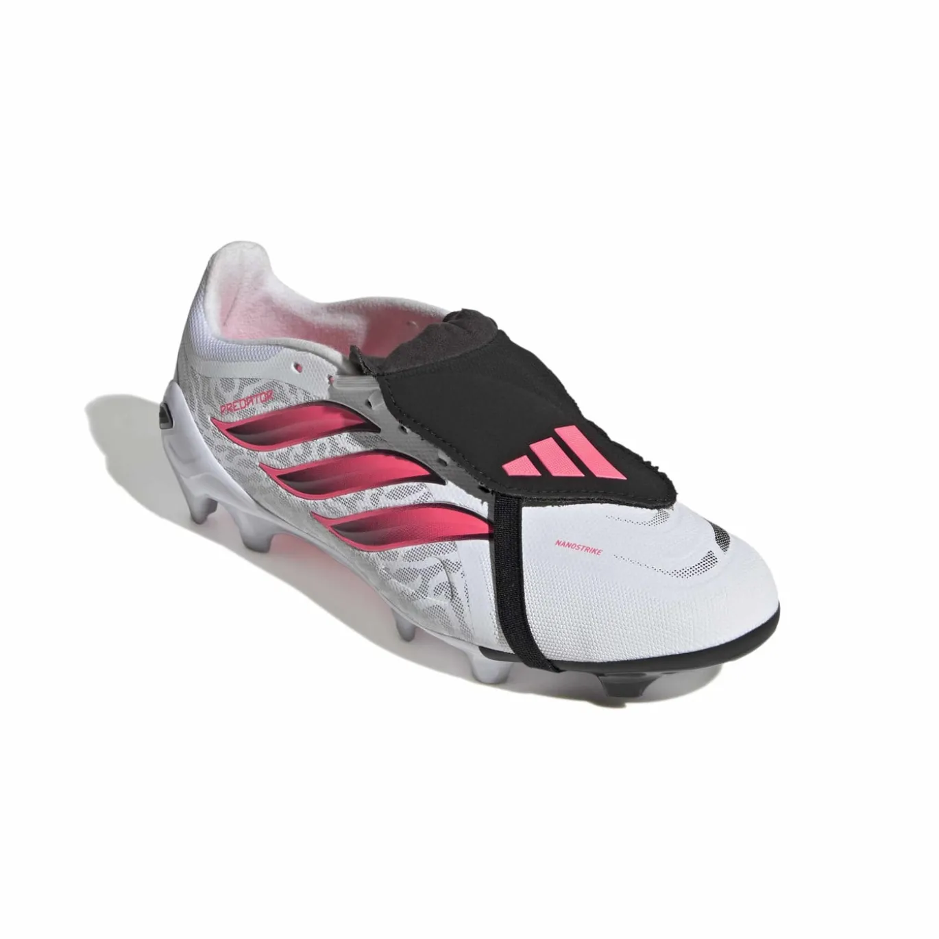 adidas Predator League FT Gras Voetbalschoenen (FG) Wit Zwart Roze