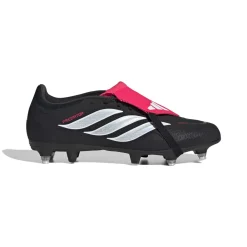 adidas Predator League FT IJzeren-Nop Voetbalschoenen (SG) Zwart Wit Rood