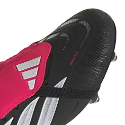 adidas Predator League FT IJzeren-Nop Voetbalschoenen (SG) Zwart Wit Rood