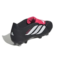 adidas Predator League FT IJzeren-Nop Voetbalschoenen (SG) Zwart Wit Rood