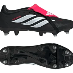 adidas Predator League FT IJzeren-Nop Voetbalschoenen (SG) Zwart Wit Rood