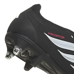 adidas Predator League FT IJzeren-Nop Voetbalschoenen (SG) Zwart Wit Rood