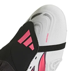 adidas Predator League FT IJzeren-Nop Voetbalschoenen (SG) Wit Zwart Roze