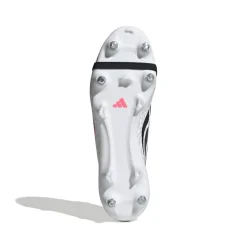 adidas Predator League FT IJzeren-Nop Voetbalschoenen (SG) Wit Zwart Roze