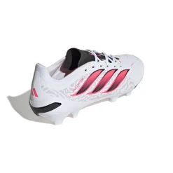 adidas Predator League Gras Voetbalschoenen (FG) Wit Zwart Roze