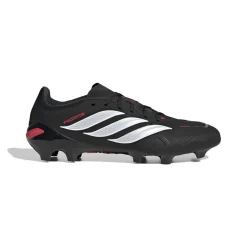 adidas Predator League Gras Voetbalschoenen (FG) Zwart Wit Rood