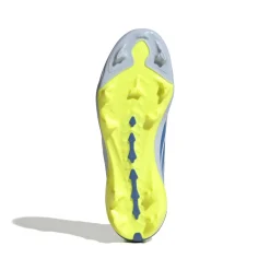 adidas Predator League Gras Voetbalschoenen (FG) Kids Lichtblauw Blauw Geel