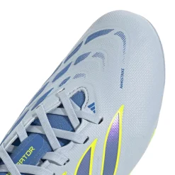 adidas Predator League Gras Voetbalschoenen (FG) Kids Lichtblauw Blauw Geel
