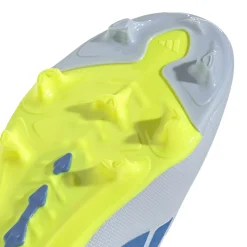 adidas Predator League Gras Voetbalschoenen (FG) Kids Lichtblauw Blauw Geel
