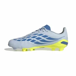 adidas Predator League Gras Voetbalschoenen (FG) Kids Lichtblauw Blauw Geel