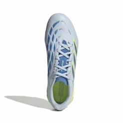 adidas Predator League Gras Voetbalschoenen (FG) Kids Lichtblauw Blauw Geel