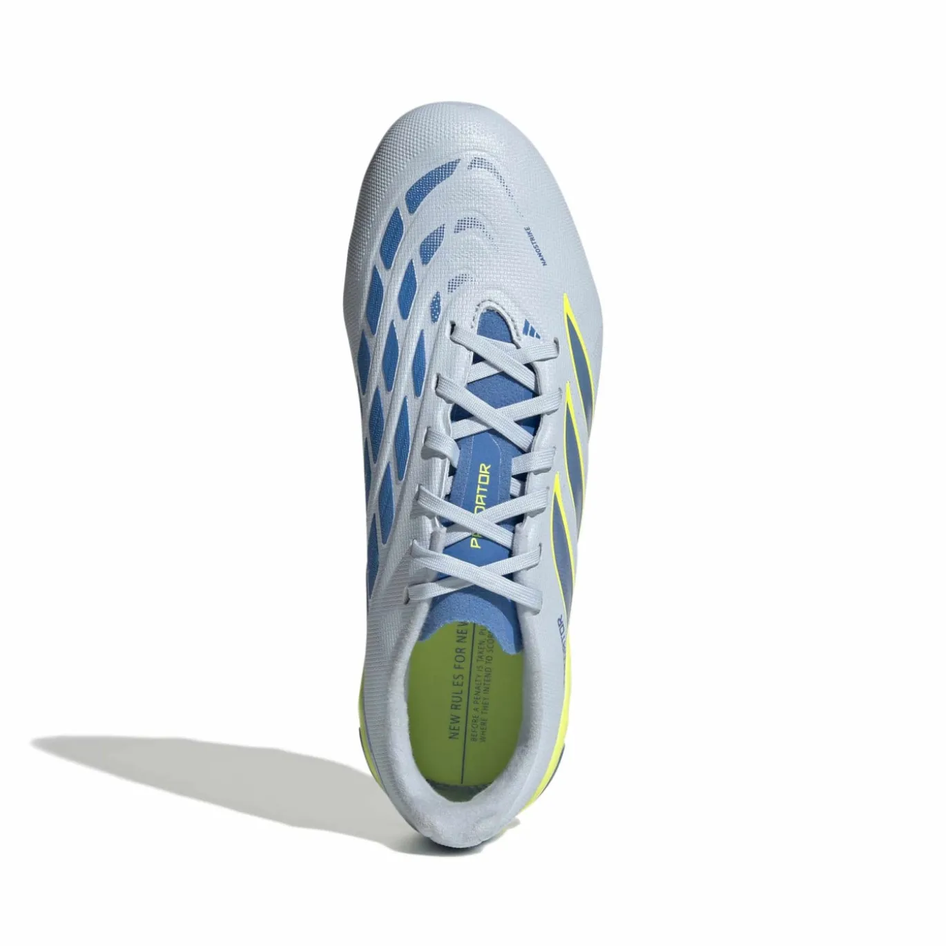 adidas Predator League Gras Voetbalschoenen (FG) Kids Lichtblauw Blauw Geel