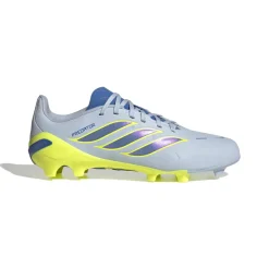 adidas Predator League Gras Voetbalschoenen (FG) Kids Lichtblauw Blauw Geel