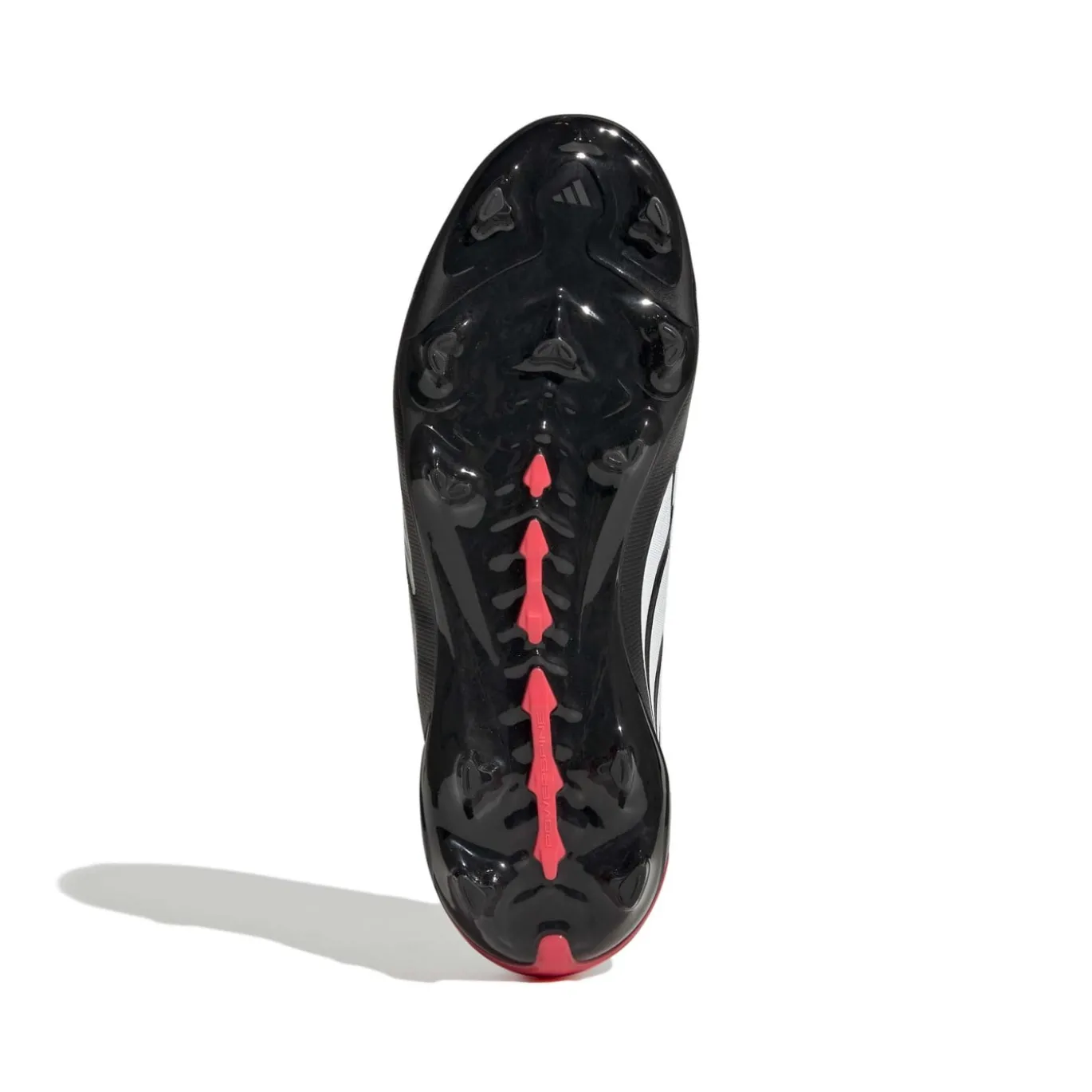 adidas Predator League Gras Voetbalschoenen (FG) Kids Zwart Wit Rood