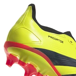 adidas Predator League Gras Voetbalschoenen (FG) Felgeel Zwart Rood