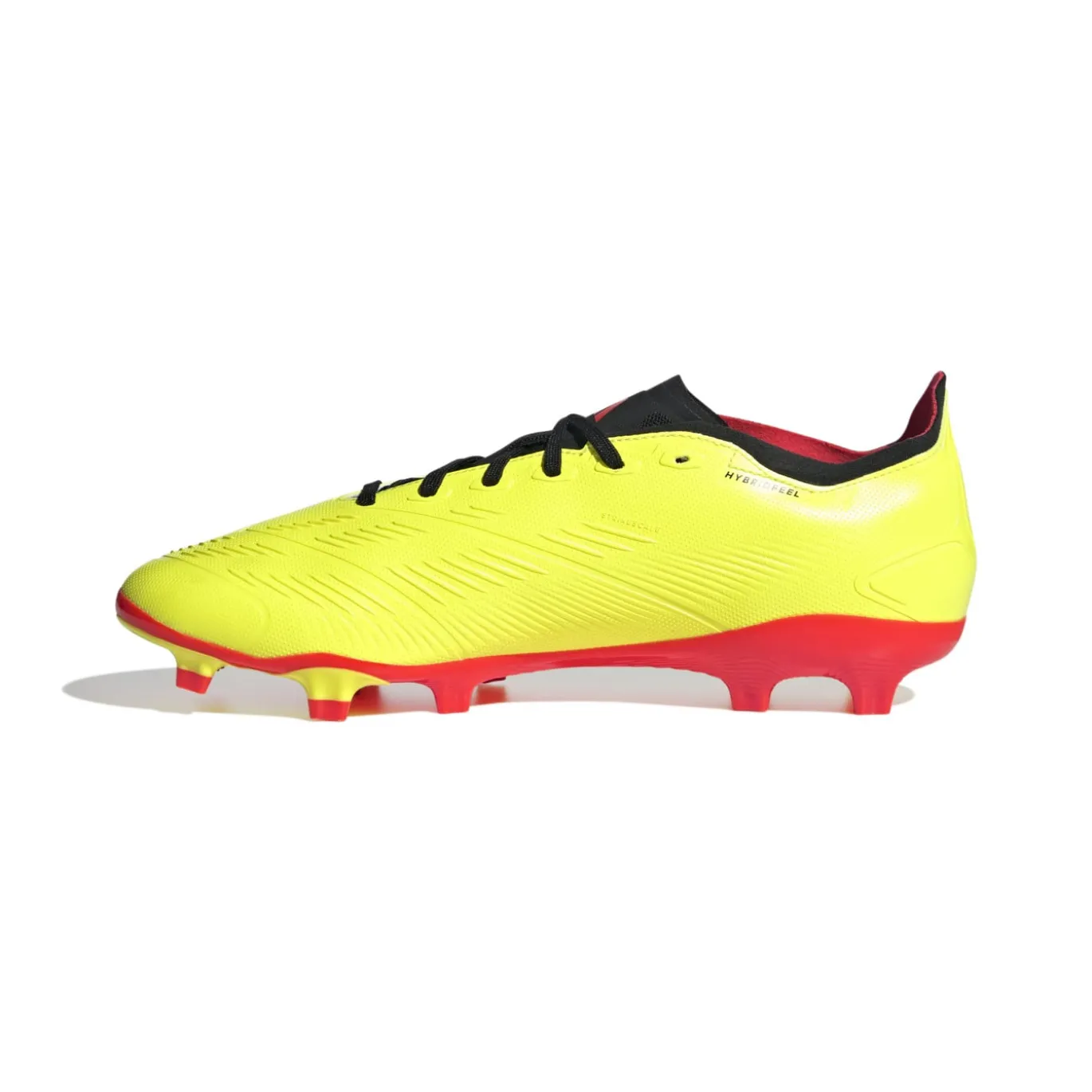 adidas Predator League Gras Voetbalschoenen (FG) Felgeel Zwart Rood