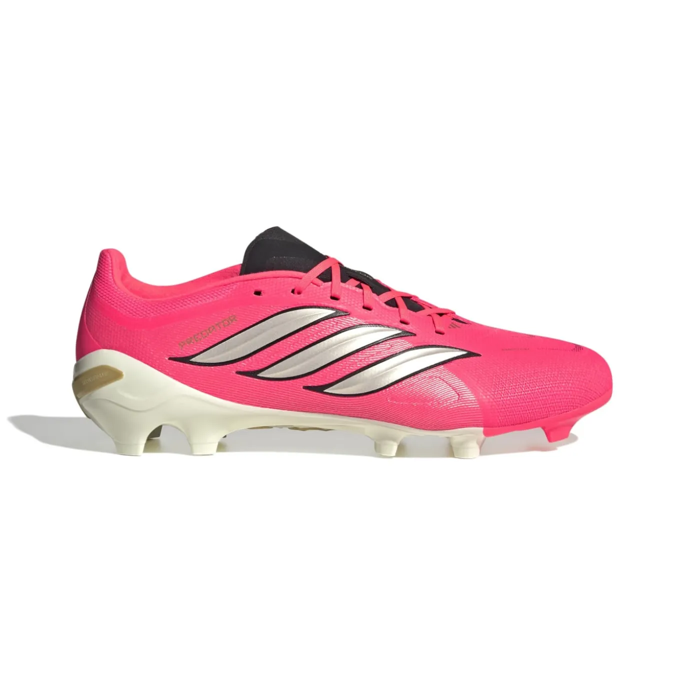 adidas Predator League Gras Voetbalschoenen (FG) Felroze Zilvergrijs Zwart Goud