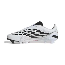adidas Predator League Gras Voetbalschoenen (FG) Kids Wit Zwart Roze