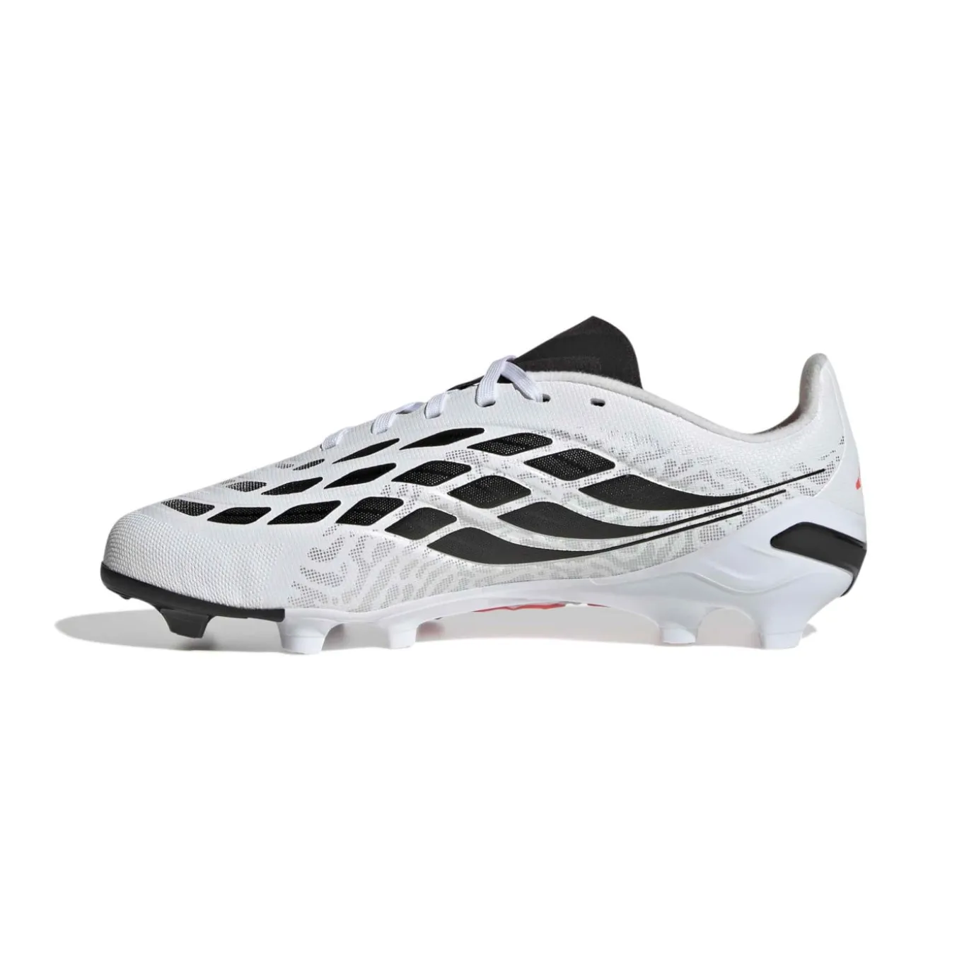 adidas Predator League Gras Voetbalschoenen (FG) Kids Wit Zwart Roze