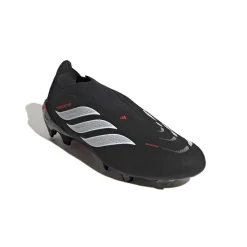 adidas Predator League Veterloze Gras Voetbalschoenen (FG) Zwart Wit Rood