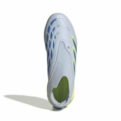 adidas Predator League Veterloze Gras Voetbalschoenen (FG) Kids Lichtblauw Blauw Geel