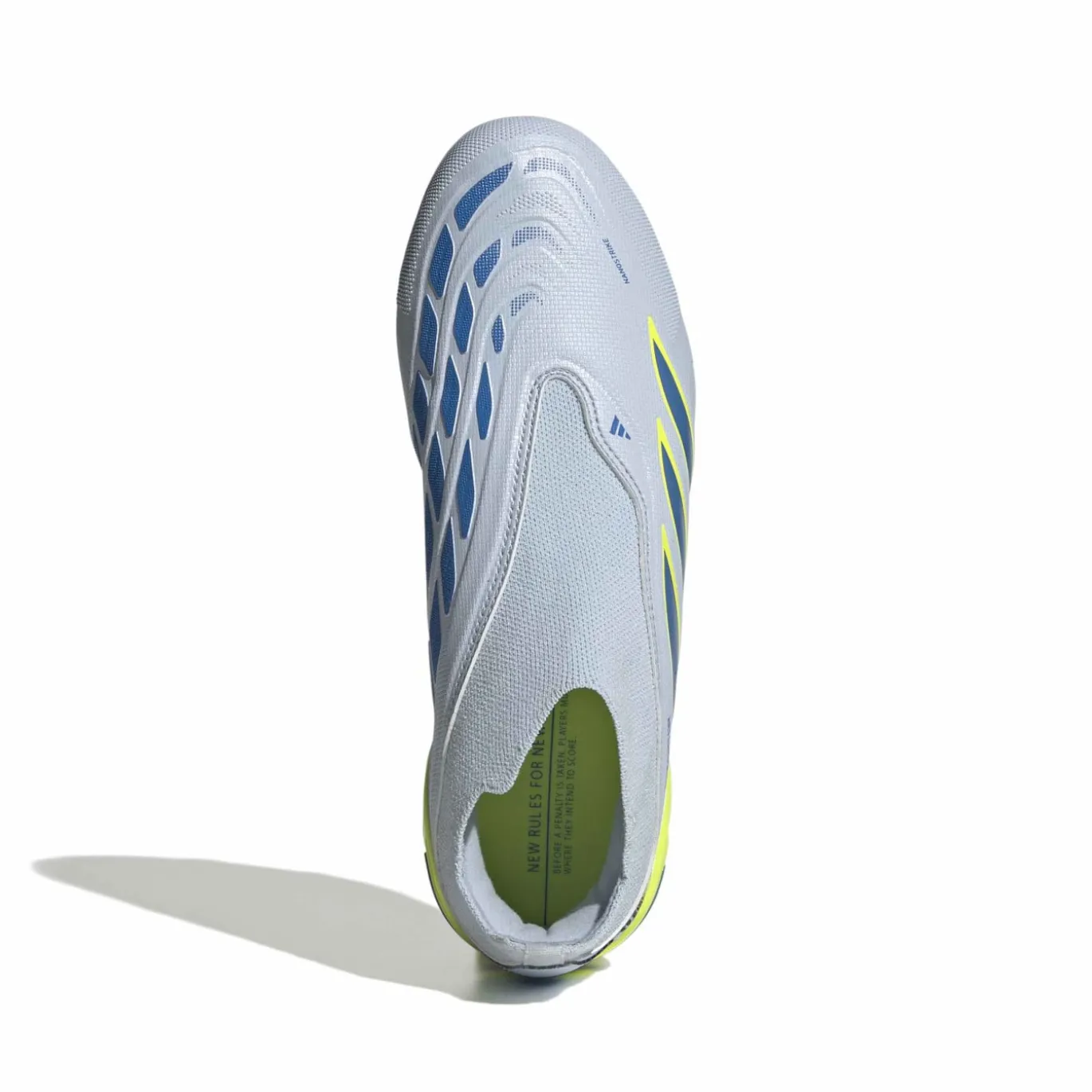 adidas Predator League Veterloze Gras Voetbalschoenen (FG) Kids Lichtblauw Blauw Geel