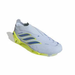 adidas Predator League Veterloze Gras Voetbalschoenen (FG) Lichtblauw Blauw Geel
