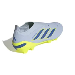 adidas Predator League Veterloze Gras Voetbalschoenen (FG) Lichtblauw Blauw Geel