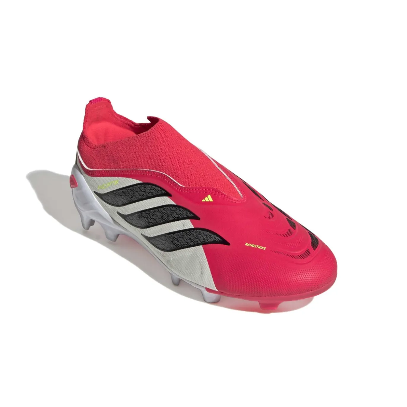 adidas Predator League Veterloze Gras Voetbalschoenen (FG) Kids Rood Wit Zwart