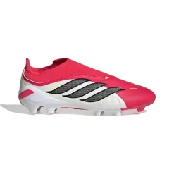 adidas Predator League Veterloze Gras Voetbalschoenen (FG) Kids Rood Wit Zwart