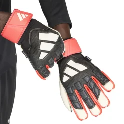 adidas Predator Match Fingersave Keepershandschoenen Zwart Wit Rood