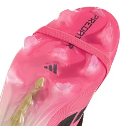 adidas Predator Pro FT Gras Voetbalschoenen (FG) Felroze Zilvergrijs Zwart Goud