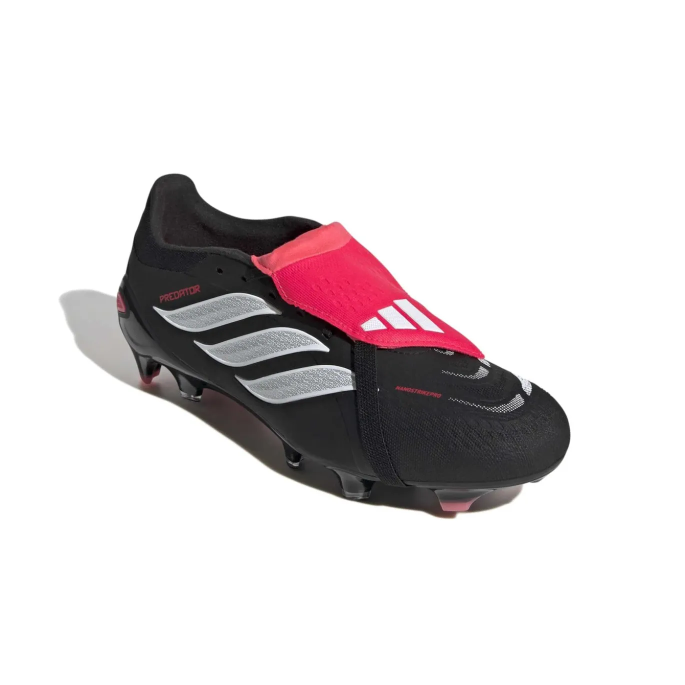 adidas Predator Pro FT Gras Voetbalschoenen (FG) Zwart Wit Rood