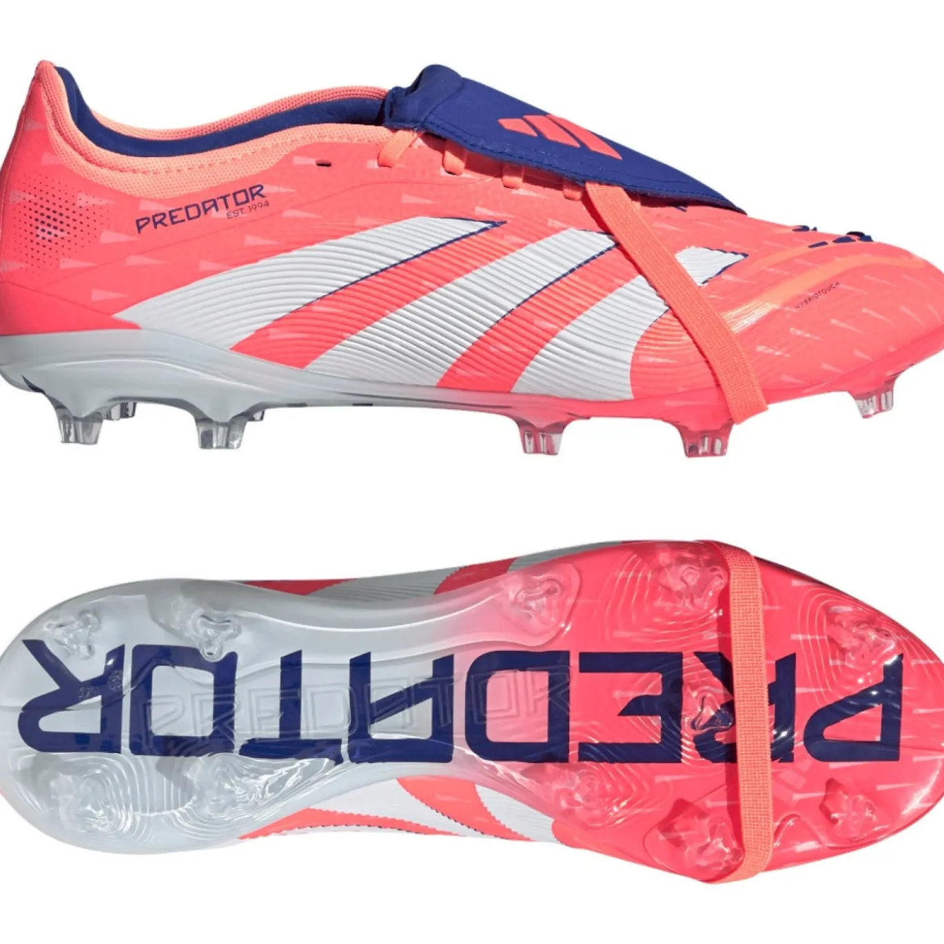 adidas Predator Pro FT Gras Voetbalschoenen (FG) Oranje Wit Blauw