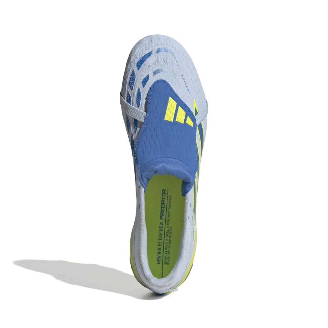 adidas Predator Pro FT Gras Voetbalschoenen (FG) Lichtblauw Blauw Geel