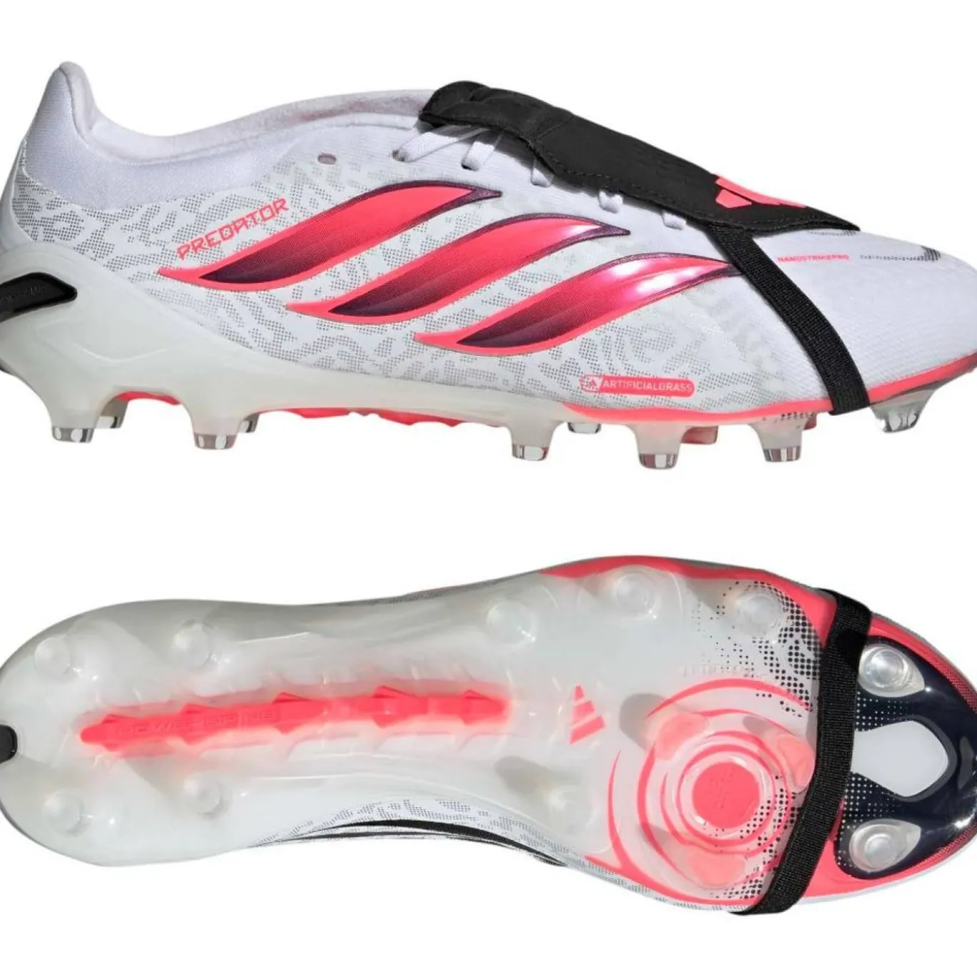 adidas Predator Pro FT Kunstgras Voetbalschoenen (AG) Wit Zwart Roze