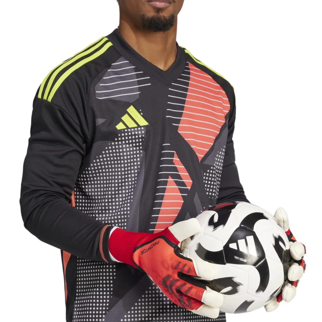 adidas Predator Pro Hybrid Keepershandschoenen Rood Wit Zwart