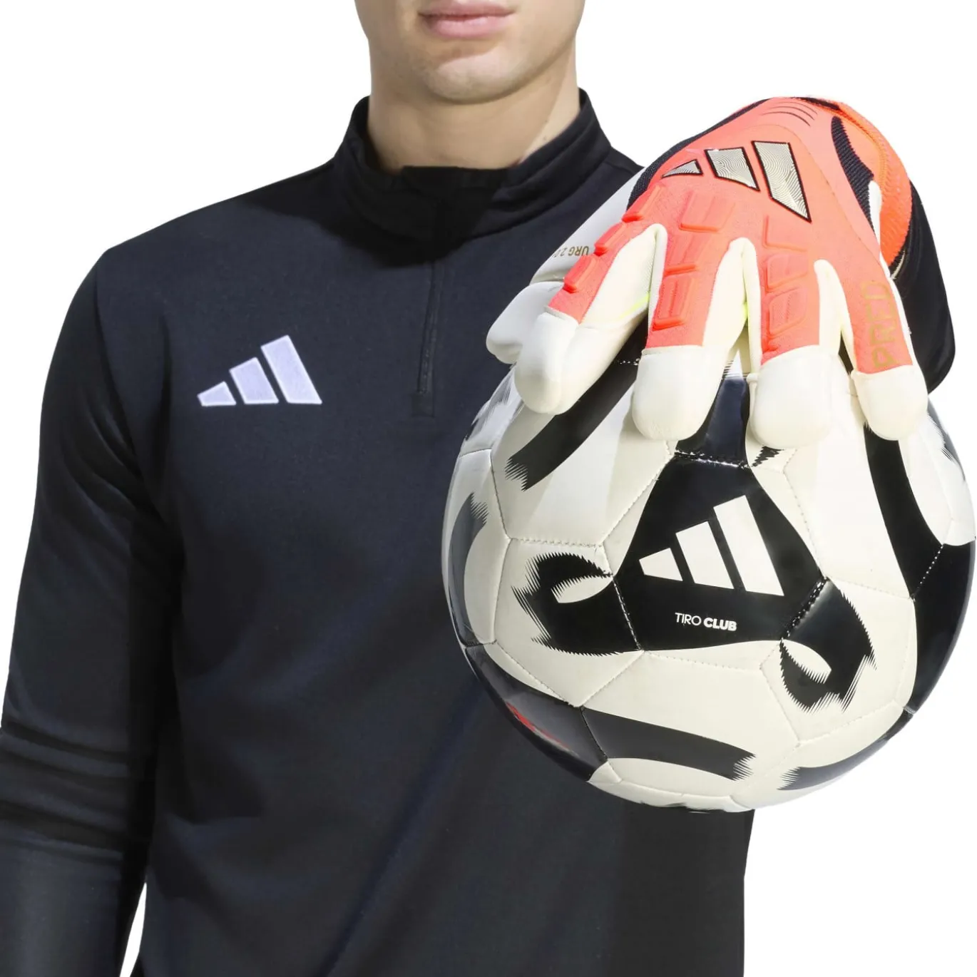 adidas Predator Pro HYS Keepershandschoenen Felroze Zilvergrijs Zwart Goud
