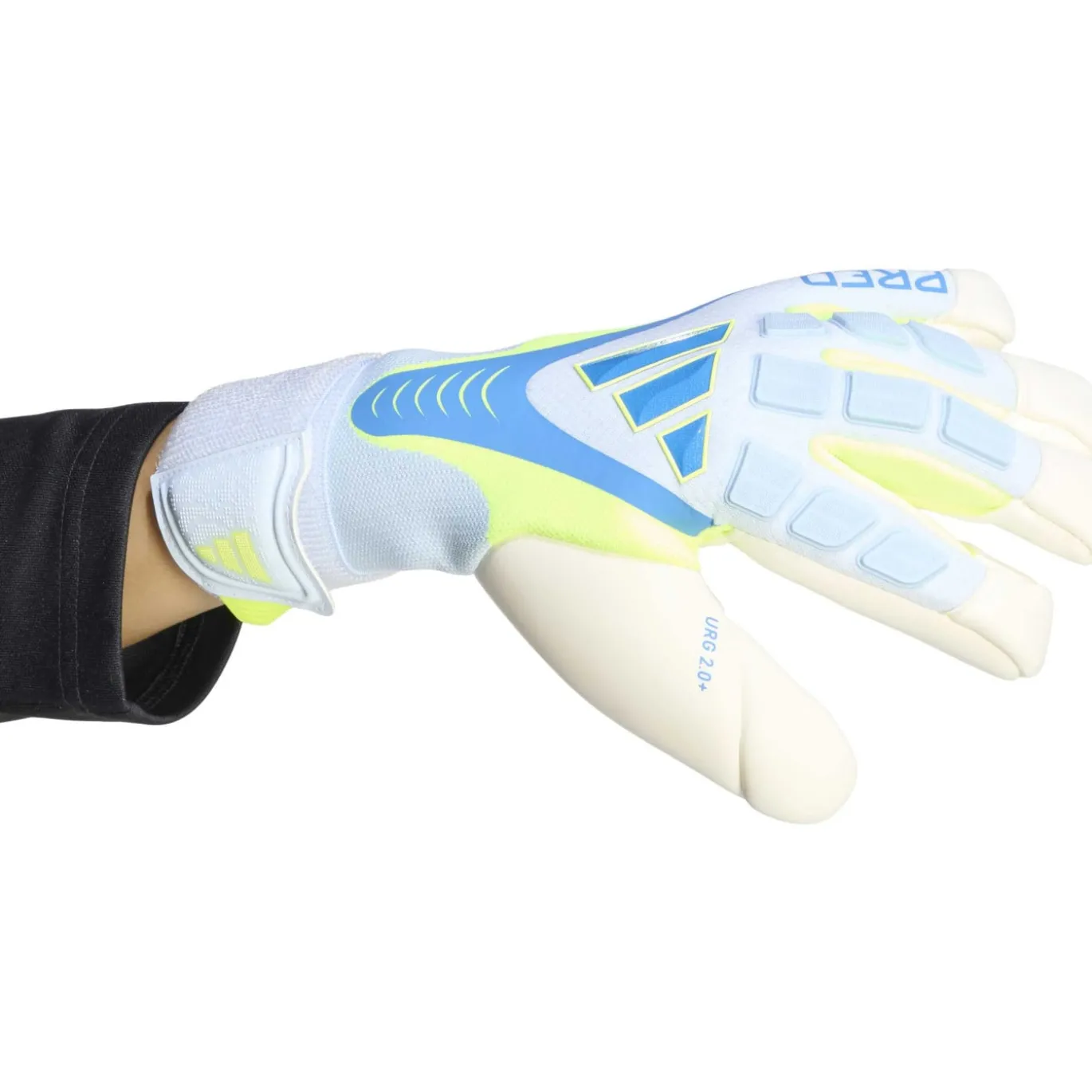 adidas Predator Pro Hys keepershandschoenen Lichtblauw Blauw Neongeel