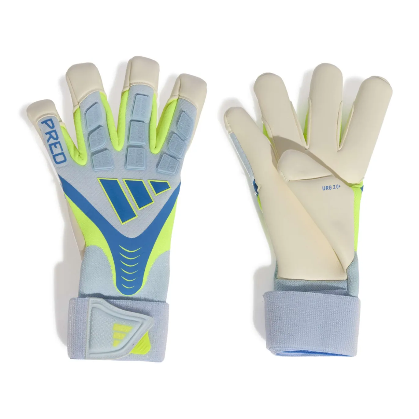 adidas Predator Pro Hys keepershandschoenen Lichtblauw Blauw Neongeel