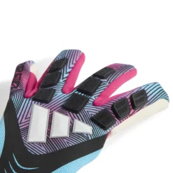 adidas Predator Pro Strap Keepershandschoenen Zwart Lichtblauw Wit Felroze