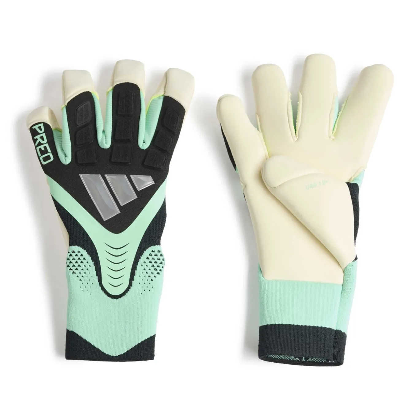 adidas Predator Pro Strap Keepershandschoenen Zwart Mintgroen Zilver