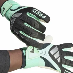 adidas Predator Pro Strap Keepershandschoenen Zwart Mintgroen Zilver
