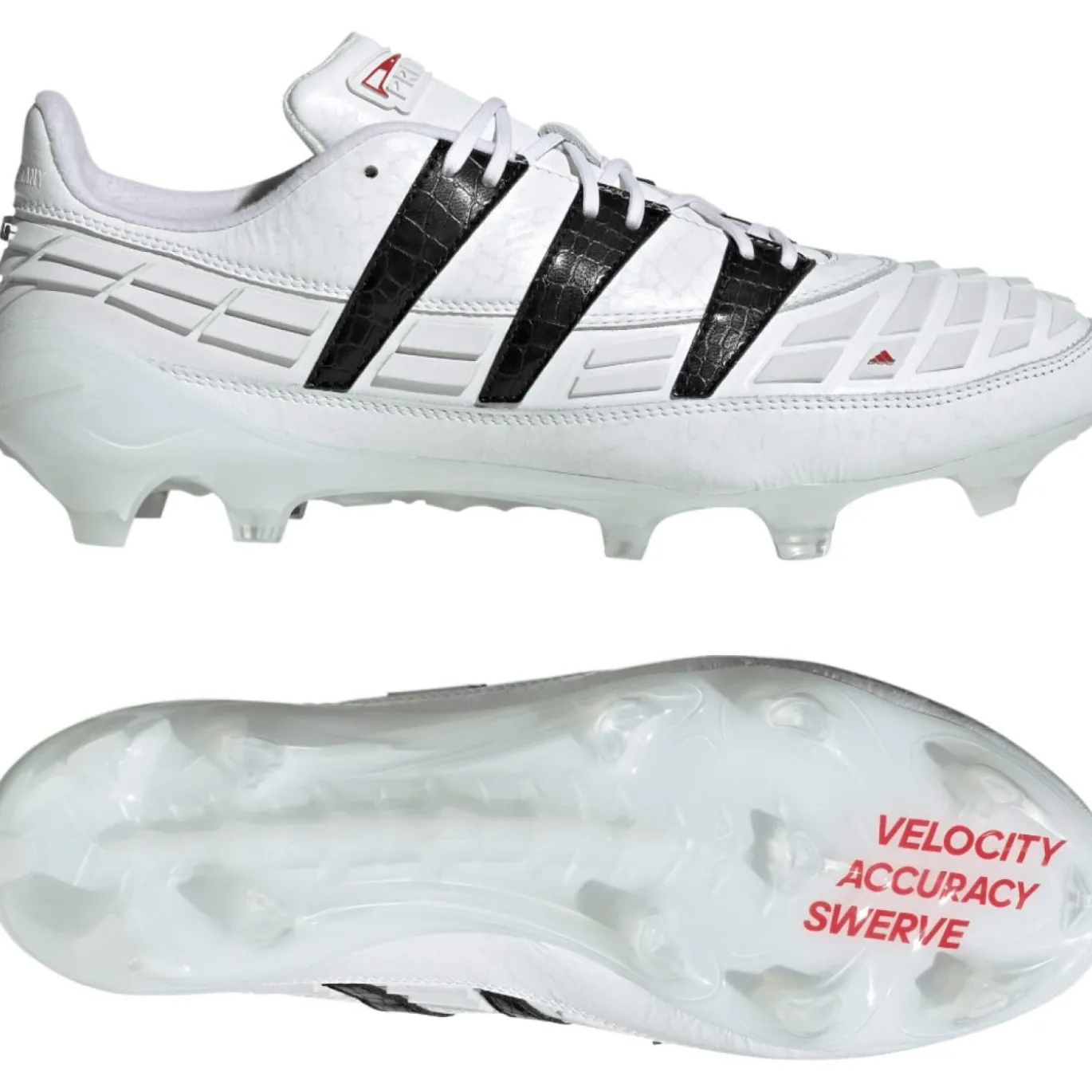 adidas Predator 94 Reverse Gras Voetbalschoenen (FG) Wit Zwart