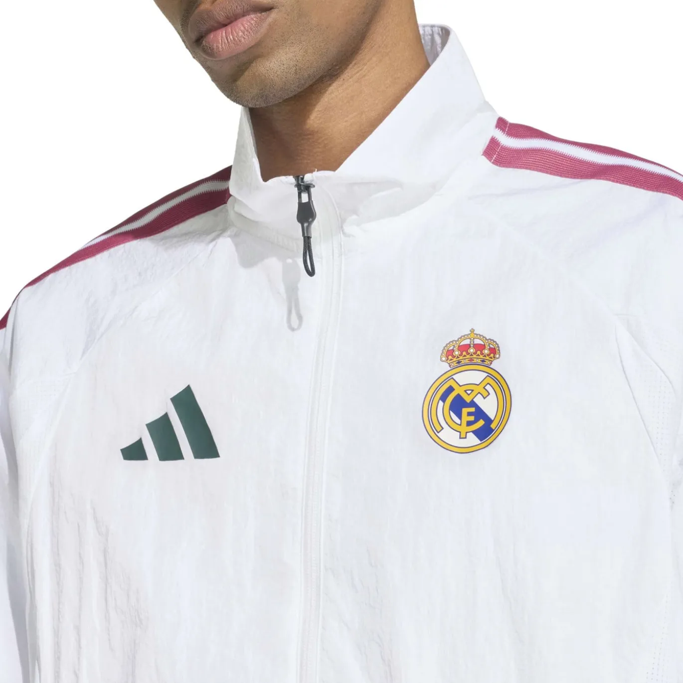 adidas Real Madrid Anthem Trainingsjack 2026-2027 Wit Paars Zwart