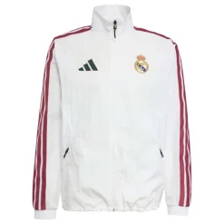 adidas Real Madrid Anthem Trainingsjack 2026-2027 Wit Paars Zwart