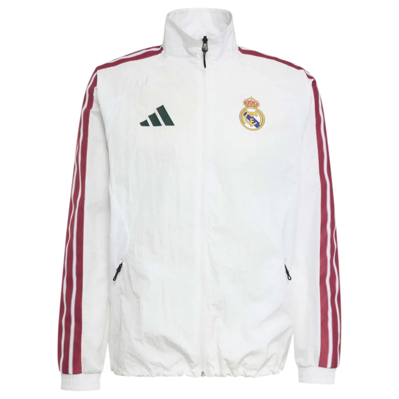 adidas Real Madrid Anthem Trainingsjack 2026-2027 Wit Paars Zwart