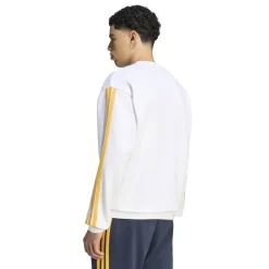 adidas Real Madrid DNA Crew Sweater 2026-2027 Wit Oranje Donkerblauw