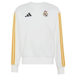 adidas Real Madrid DNA Crew Sweater 2026-2027 Wit Oranje Donkerblauw
